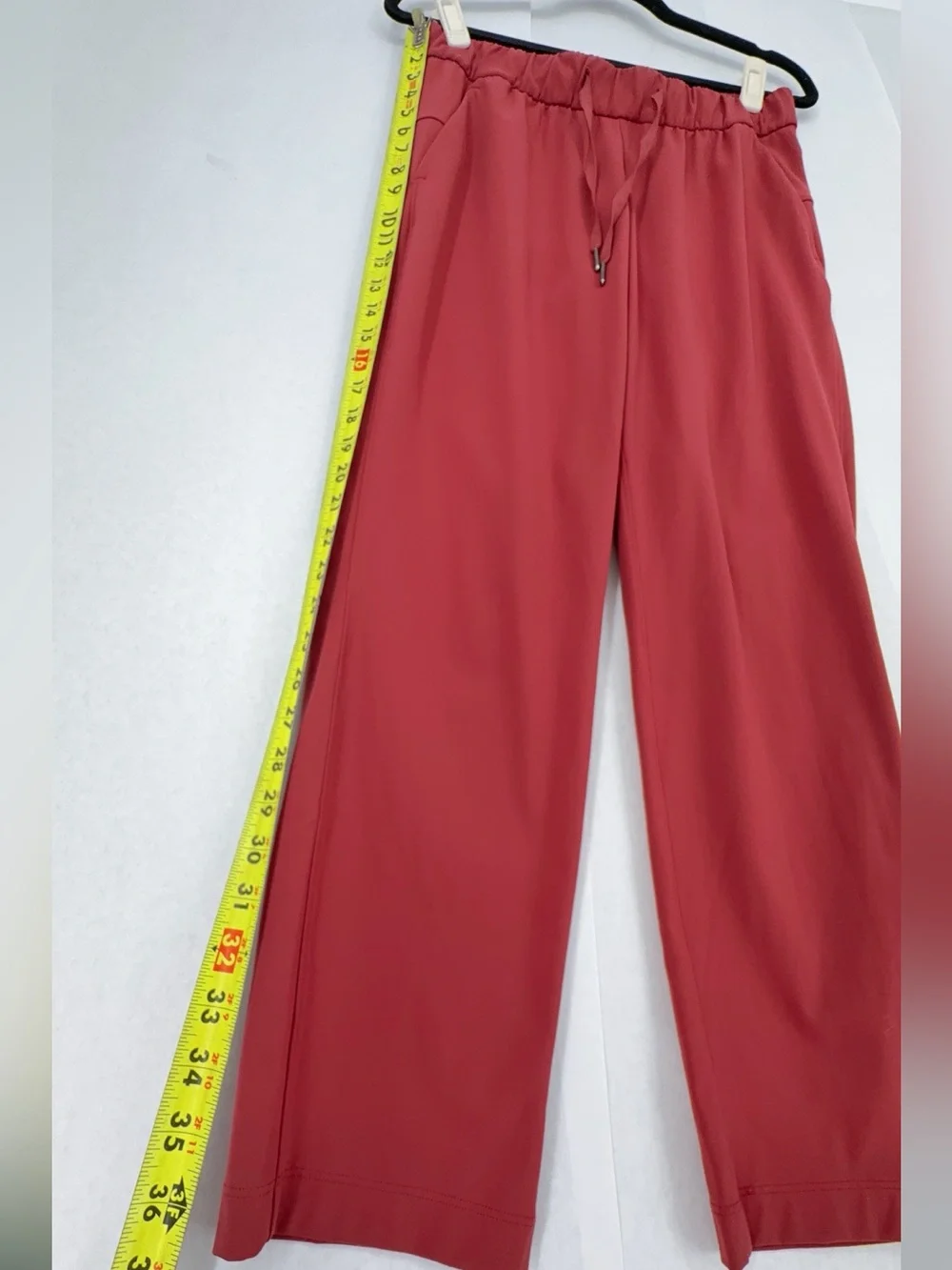 Lululemon Pants Womens Sz 6  Jogger Maroon Drawstring Cropped nwot